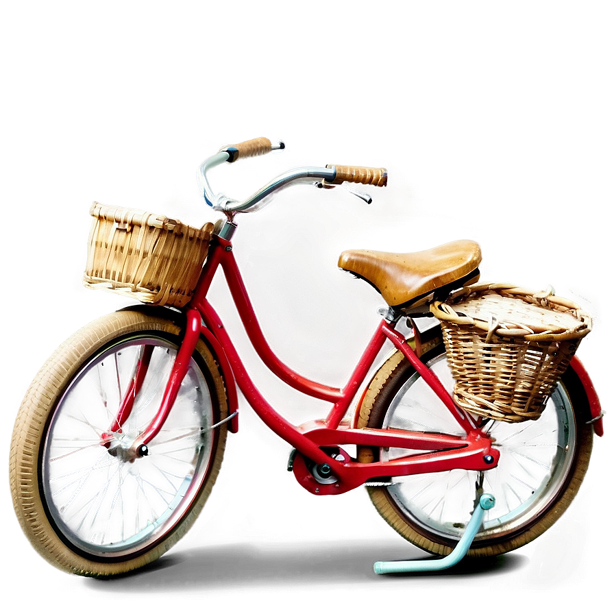 Bicycle With Basket Png 05212024 PNG Image