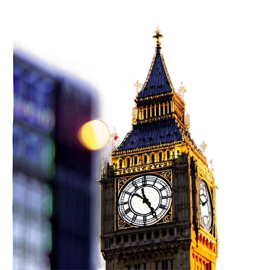 Big Ben Evening Skyline Png Ymt PNG Image