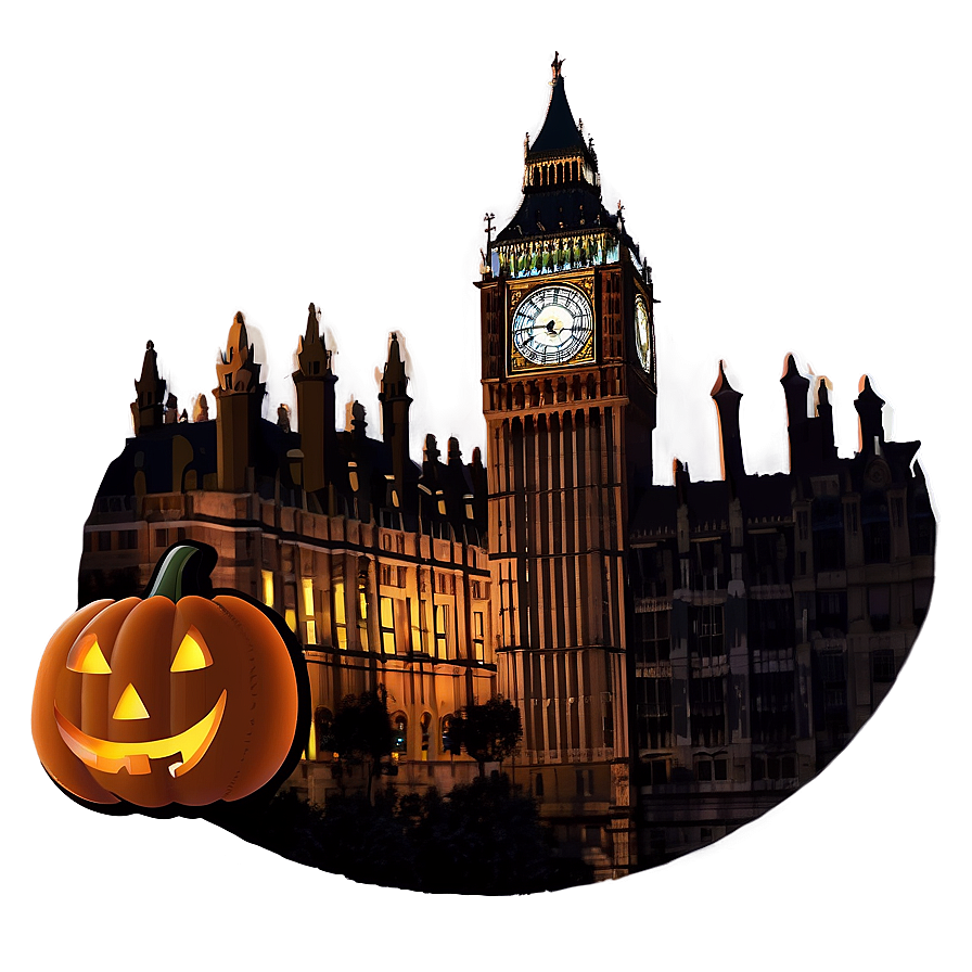 Big Ben Halloween Theme Png Iex PNG Image