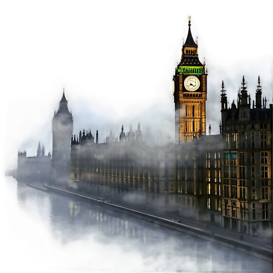 Big Ben In Fog Png Bdf5 PNG Image