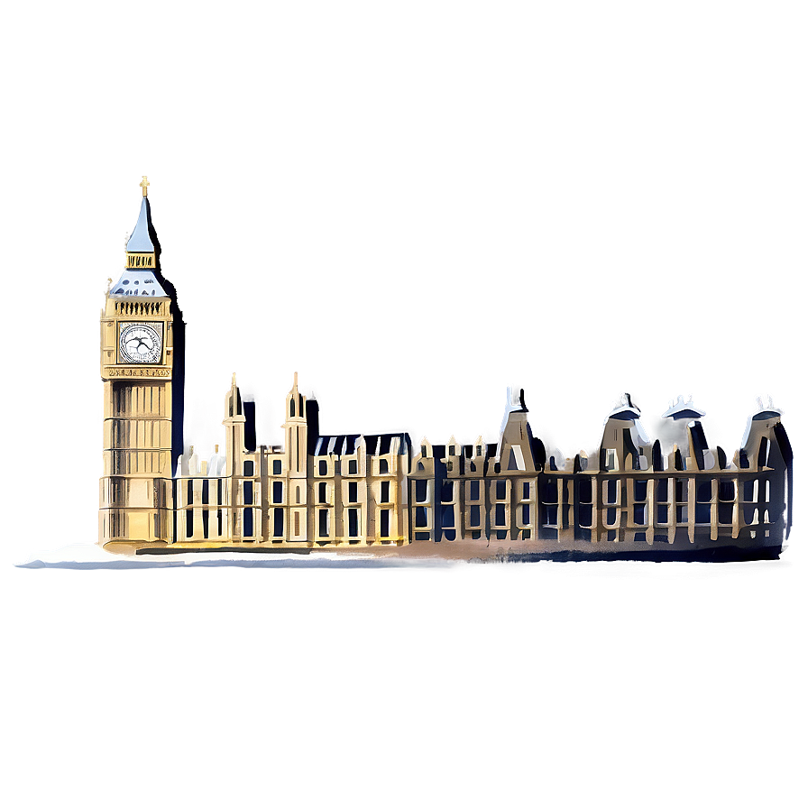 Big Ben In Watercolor Png 06112024 PNG Image