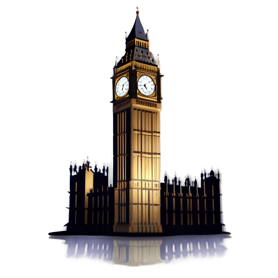 Big Ben Twilight View Png 06112024 PNG Image