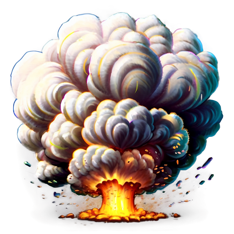 Big Cartoon Explosion Png 06212024 PNG Image