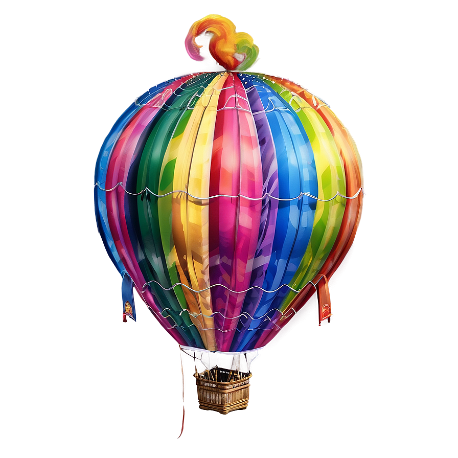 Big Colorful Hot Air Balloon Png 86 PNG Image