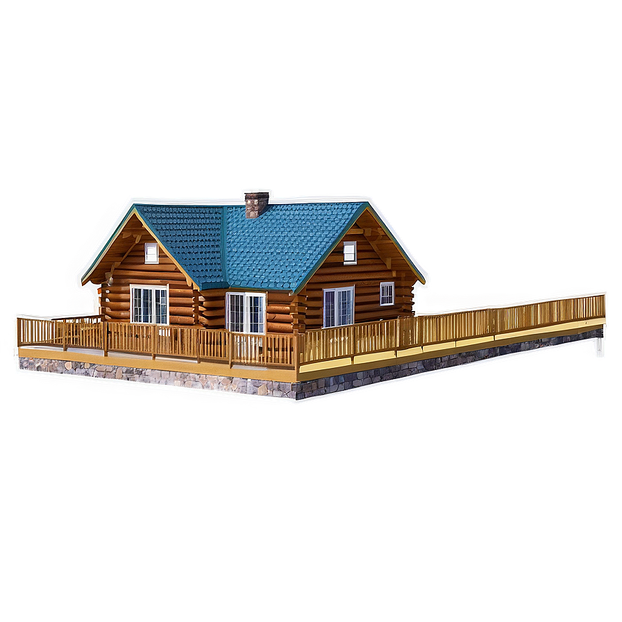 Big Cozy Log Cabin Png Fkj34 PNG Image