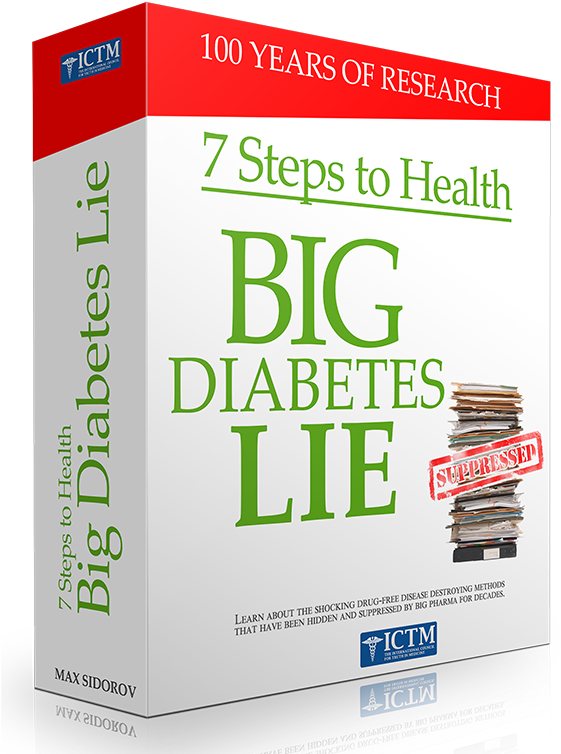 Big Diabetes Lie Book Cover PNG Image