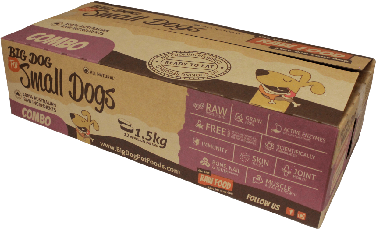 Big Dog Small Dogs Pet Food Packaging PNG Image