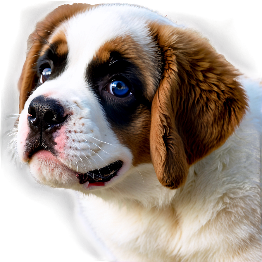 Big Eyed Saint Bernard Puppy Png 11 PNG Image