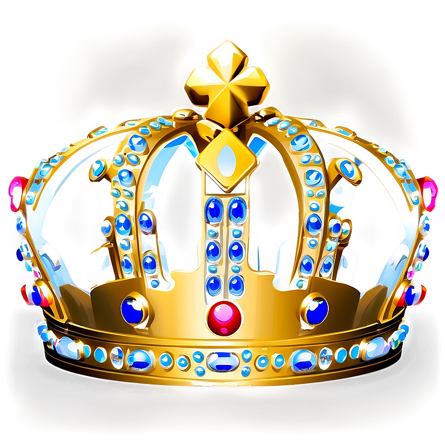 Big Golden Crown Png Yxu23 PNG Image