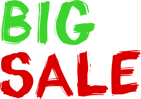 Big Sale Promotion Banner PNG Image