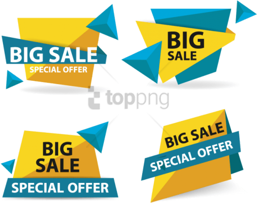 Big Sale Special Offer Banners PNG Image