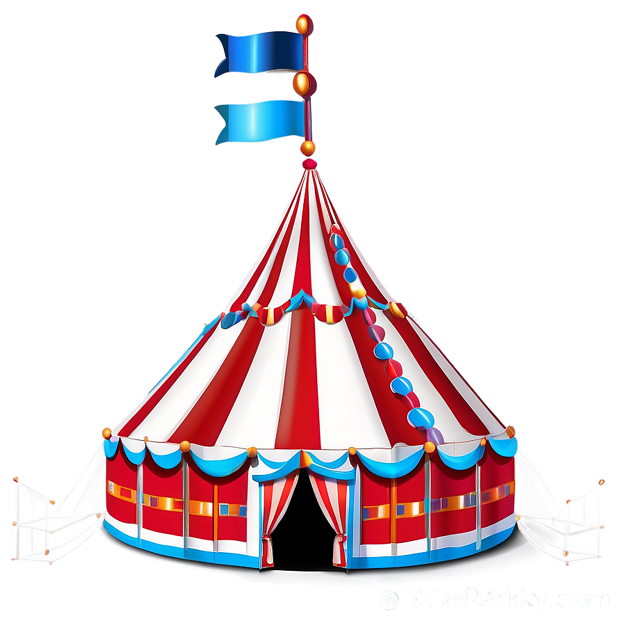 Big Top Circus Tent Art Png Dfe PNG Image