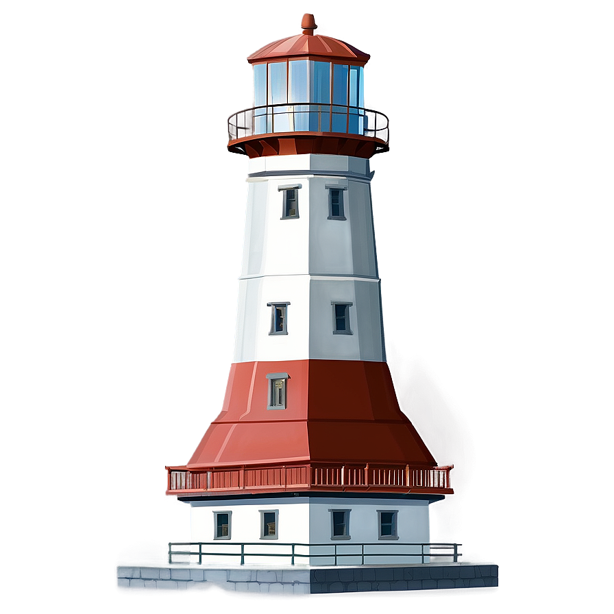 Big Towering Lighthouse Png Agw64 PNG Image