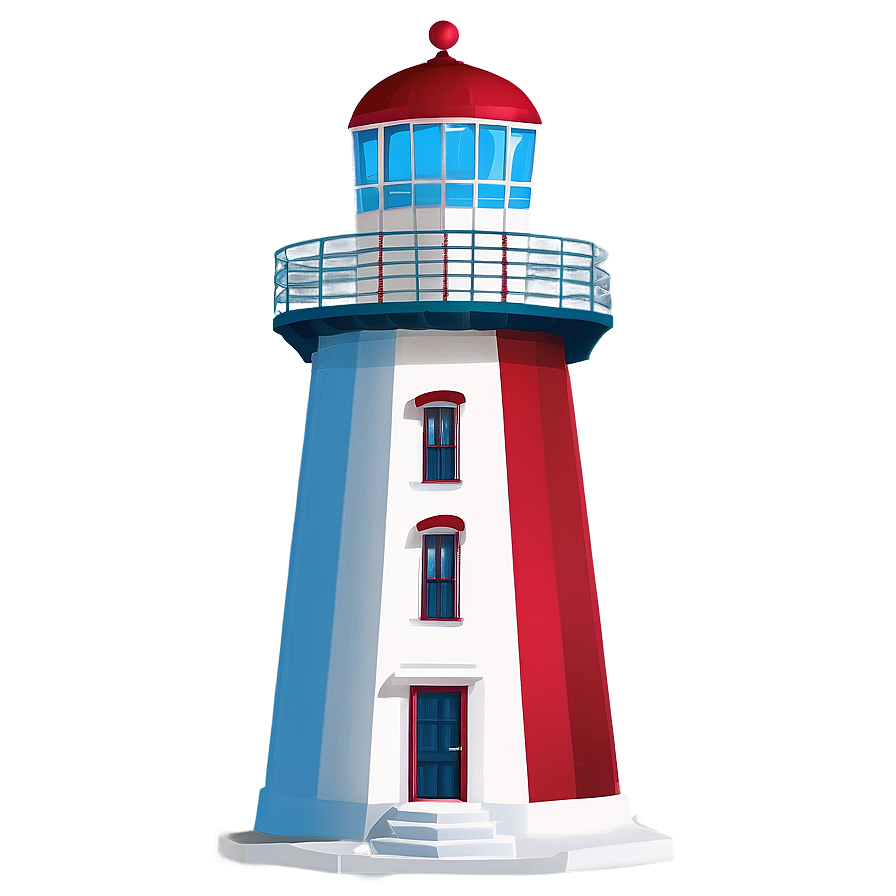 Big Towering Lighthouse Png Udb PNG Image