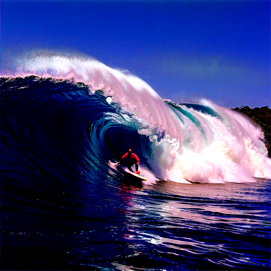 Big Wave Surfing Png Fgx PNG Image