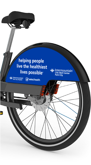 Bike Wheel Advertisement PNG Image