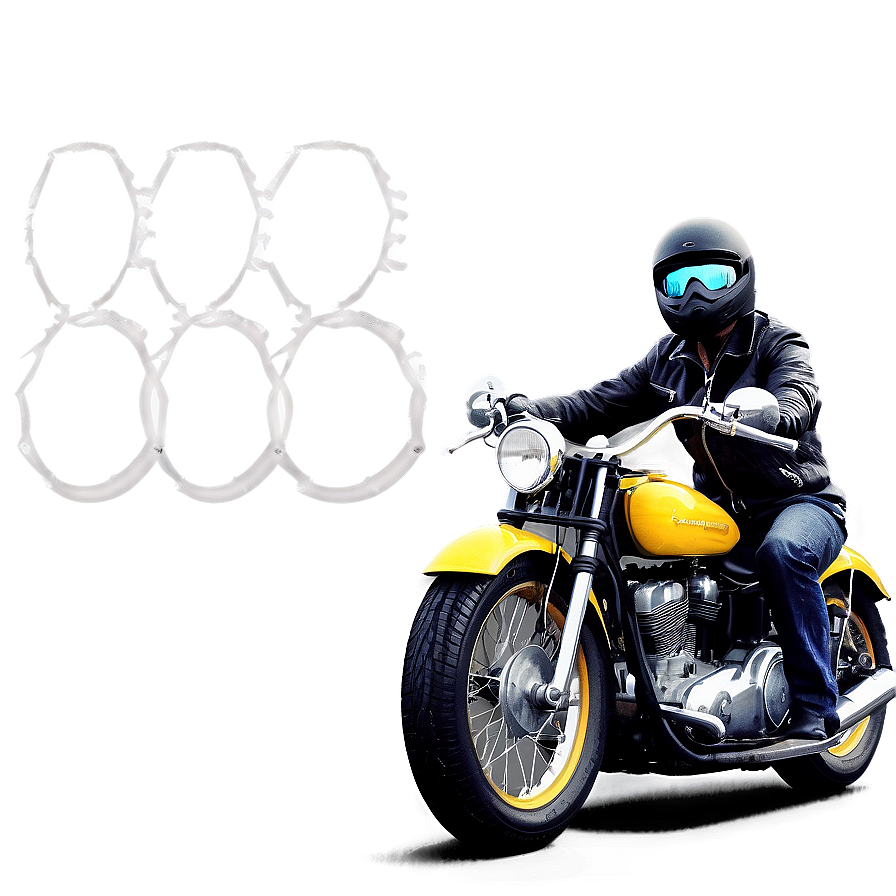 Biker Vintage Poster Png 06252024 PNG Image