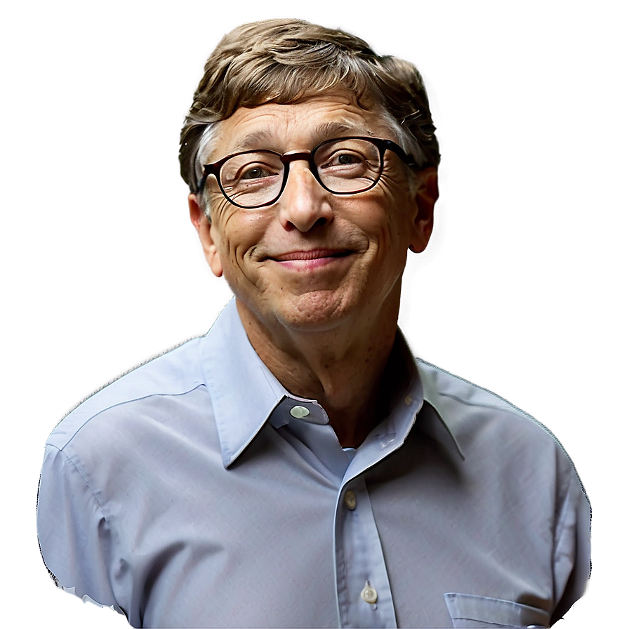 Bill Gates Charity Work Png Uti94 PNG Image