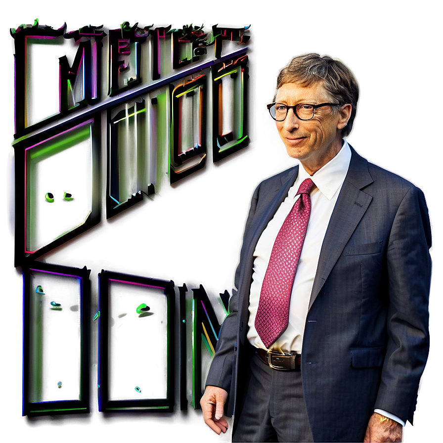 Bill Gates In Suit Png Dco PNG Image