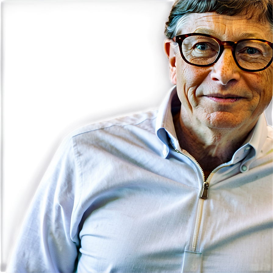 Bill Gates Technology Pioneer Png Ipy PNG Image