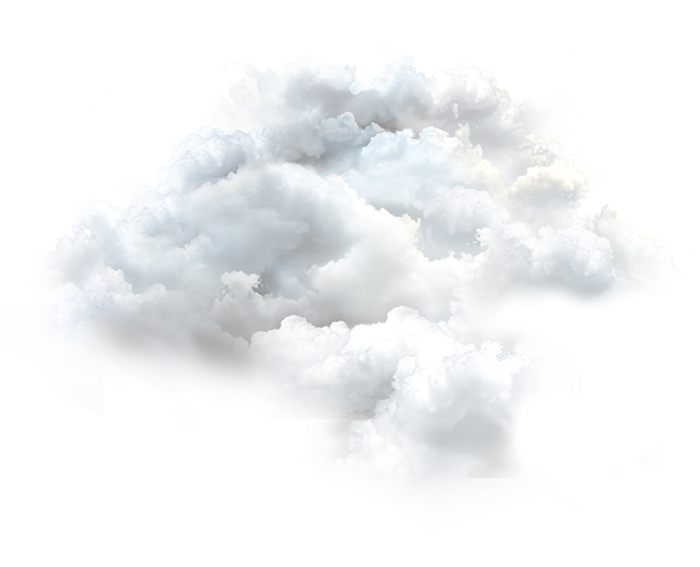 Billowing Smoke Cloud PNG Image