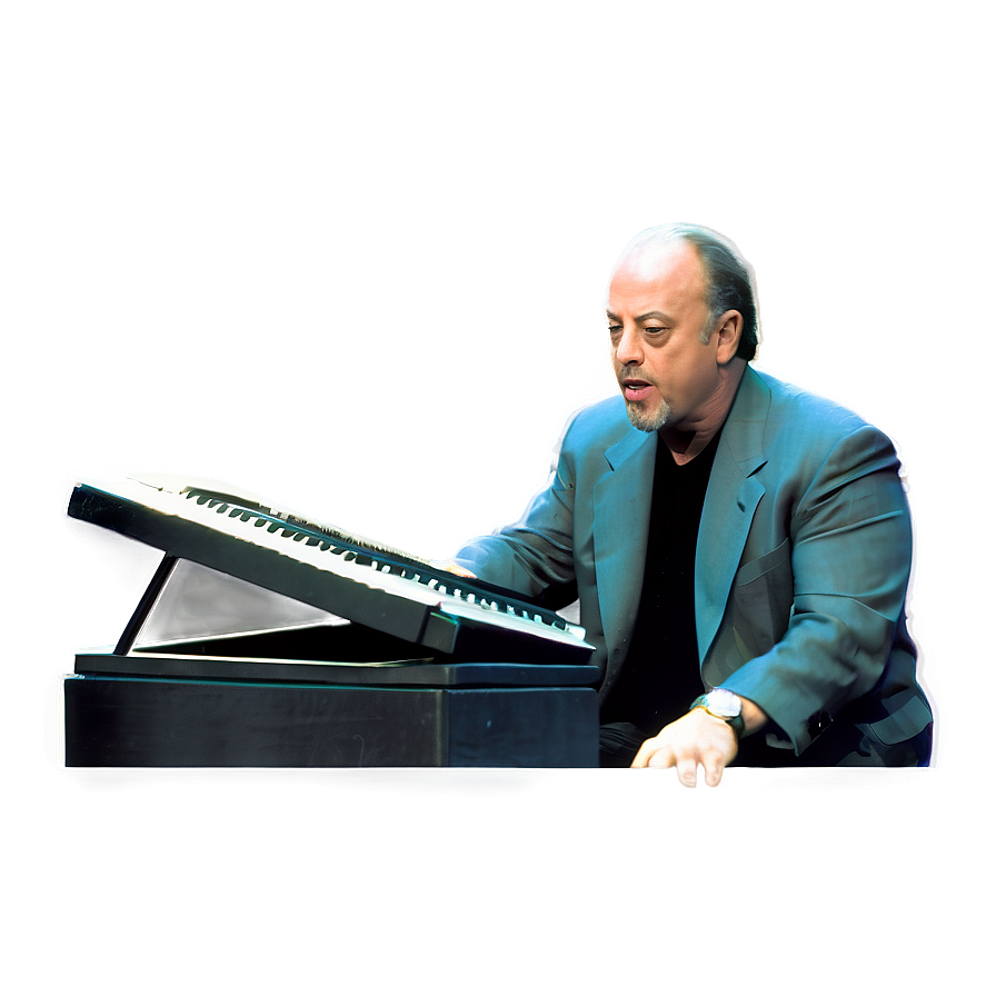 Billy Joel In The 90s Png Ypd PNG Image