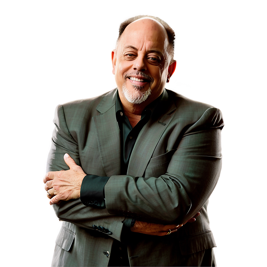 Billy Joel In Timeless Style Png Mqd PNG Image