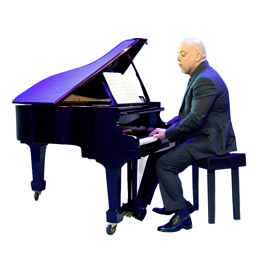 Billy Joel Piano Performance Png 06252024 PNG Image