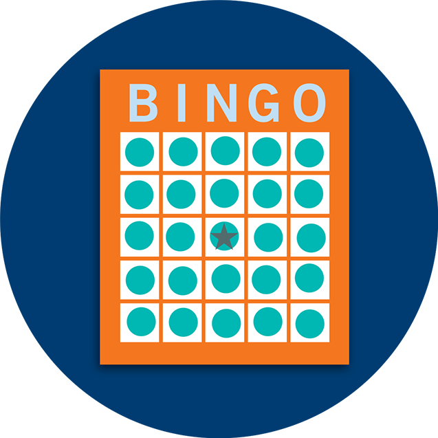 Bingo Card Winning Pattern PNG Image