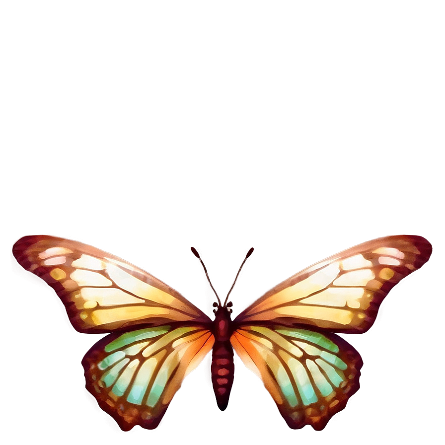 Bio-luminescent Butterfly Png Yoo PNG Image