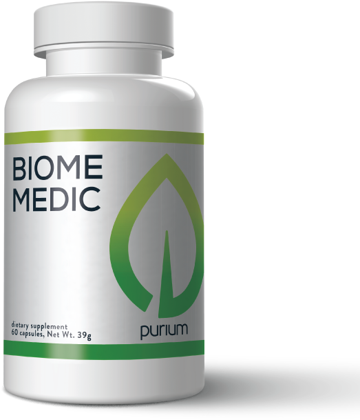 Biome Medic Supplement Bottle Purium PNG Image