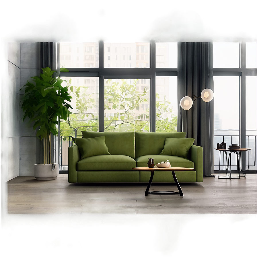 Biophilic Living Room Design Png 97 PNG Image