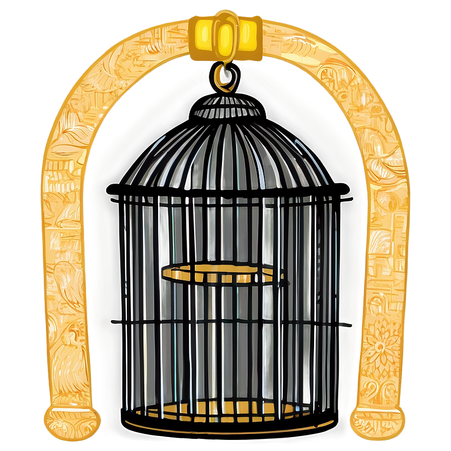 Bird Cage For Canaries Png Jqm PNG Image