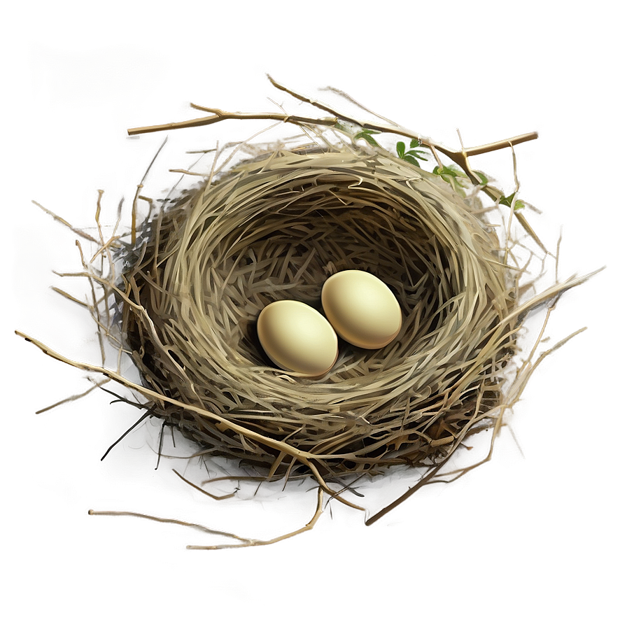 Bird Nest Illustration Png 06212024 PNG Image