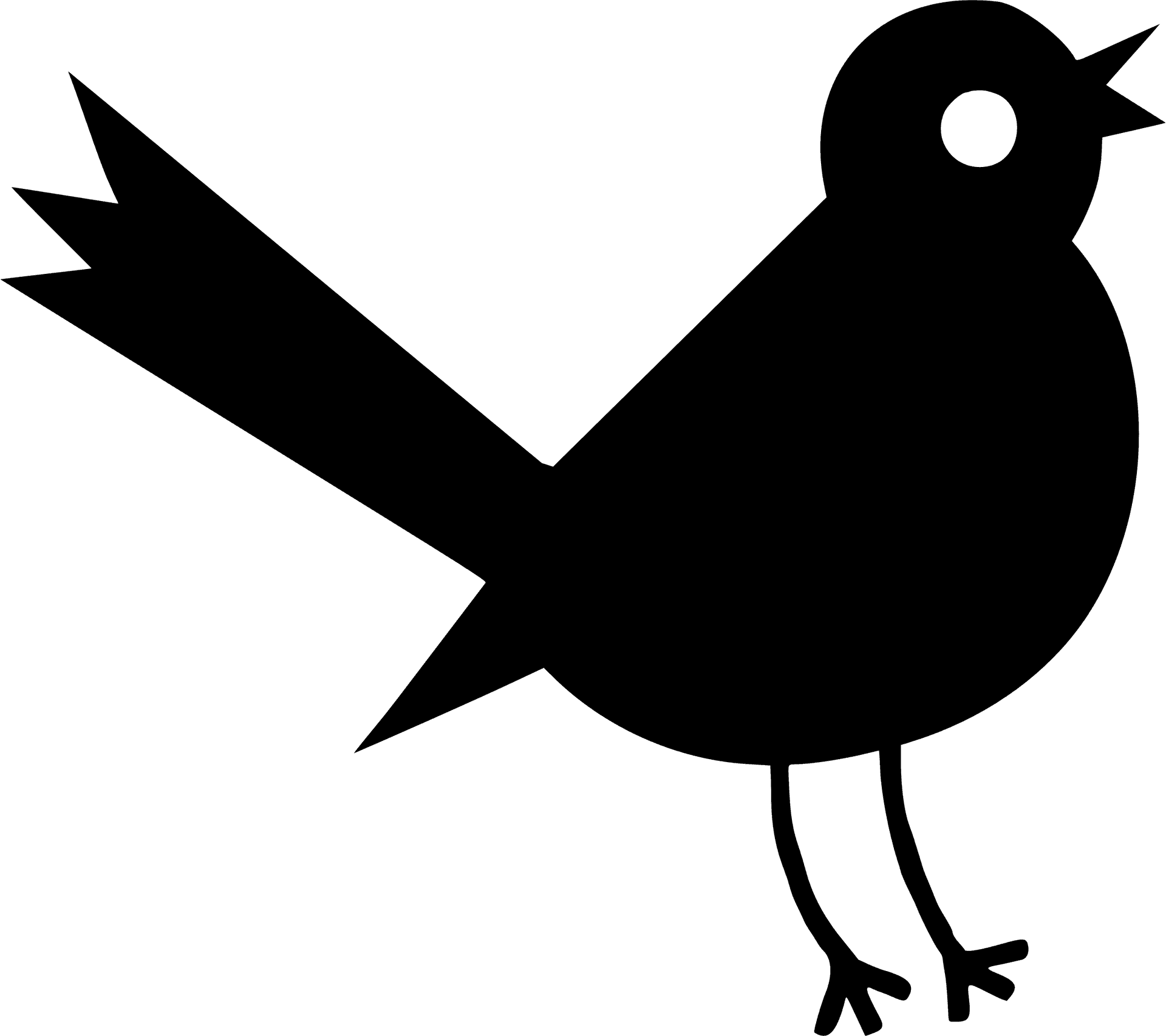 Bird Silhouette Graphic PNG Image