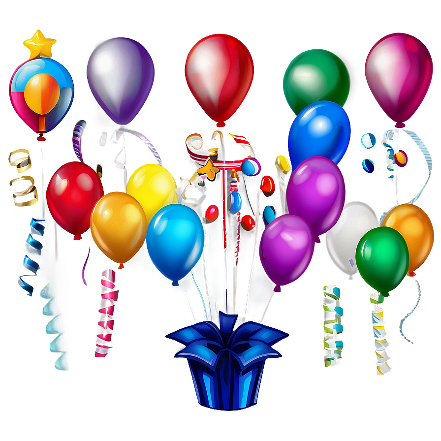 Birthday Balloon Bouquet Png 35 PNG Image