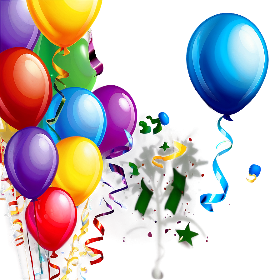 Birthday Balloon Bouquet Png Tqc94 PNG Image