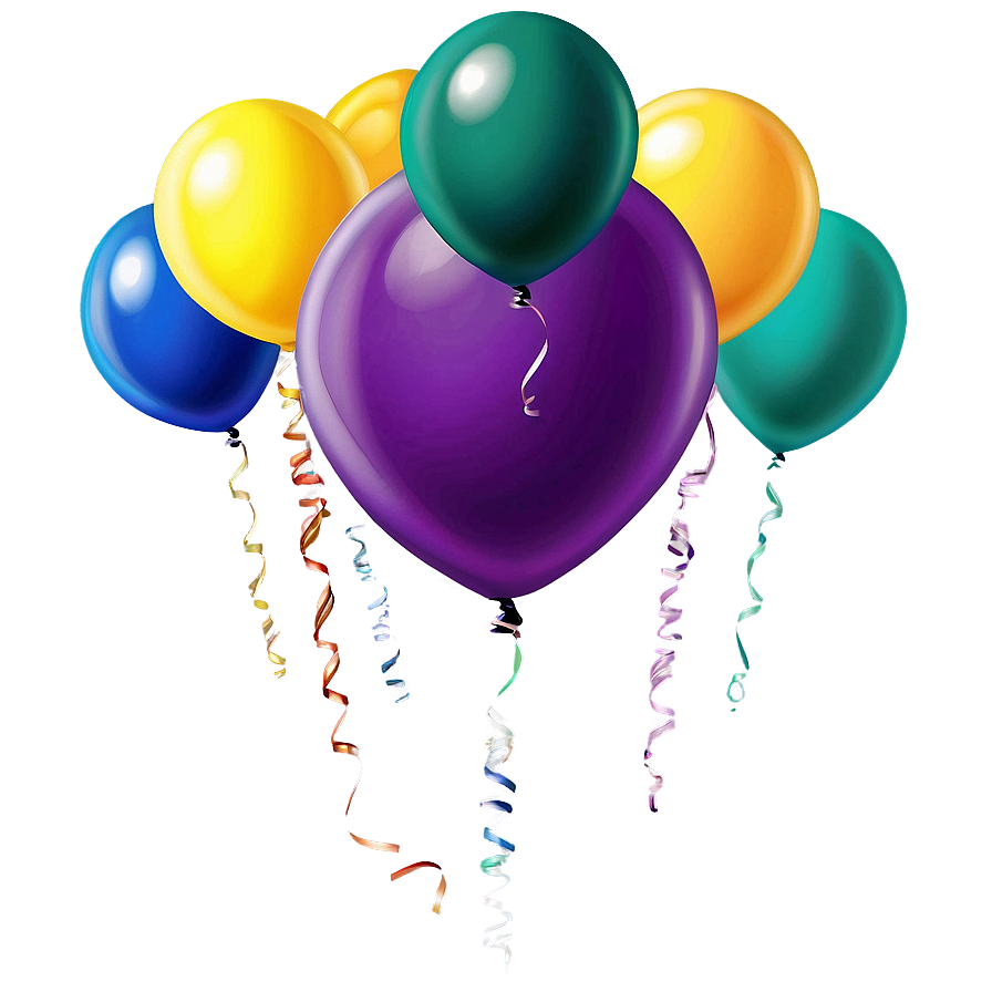 Birthday Balloon C PNG Image