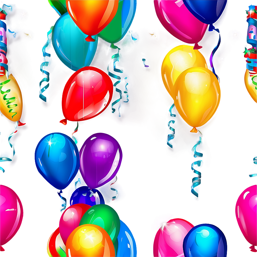 Birthday Balloon Clipart Png 06272024 PNG Image