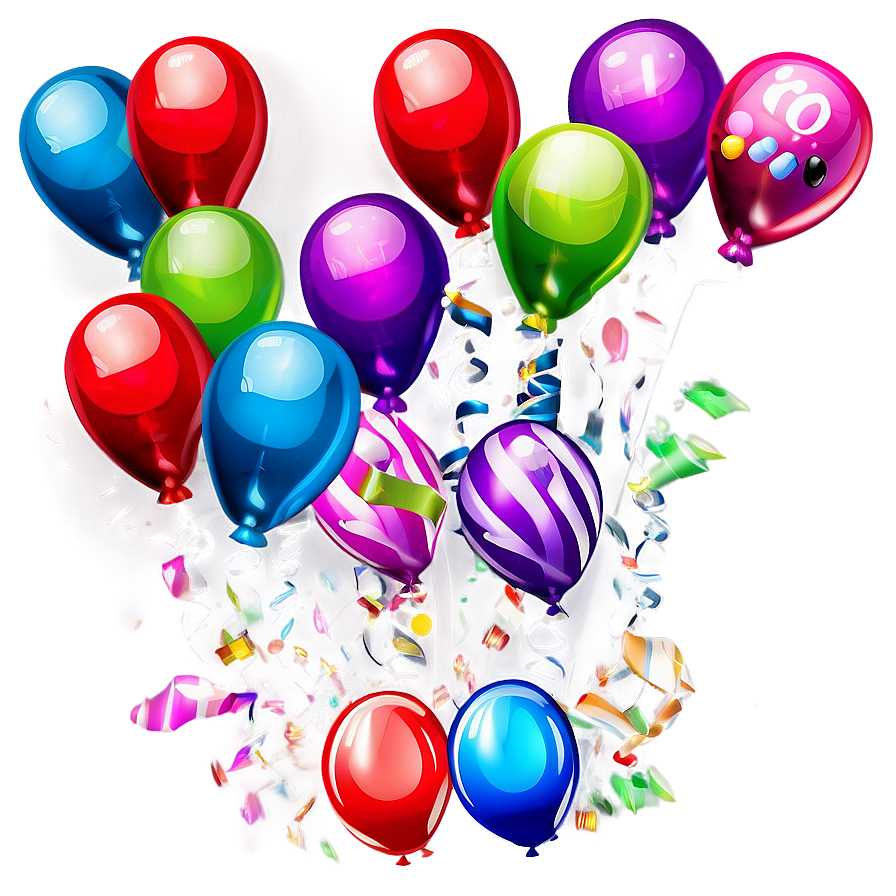 Birthday Balloon Graphics Png Lon84 PNG Image