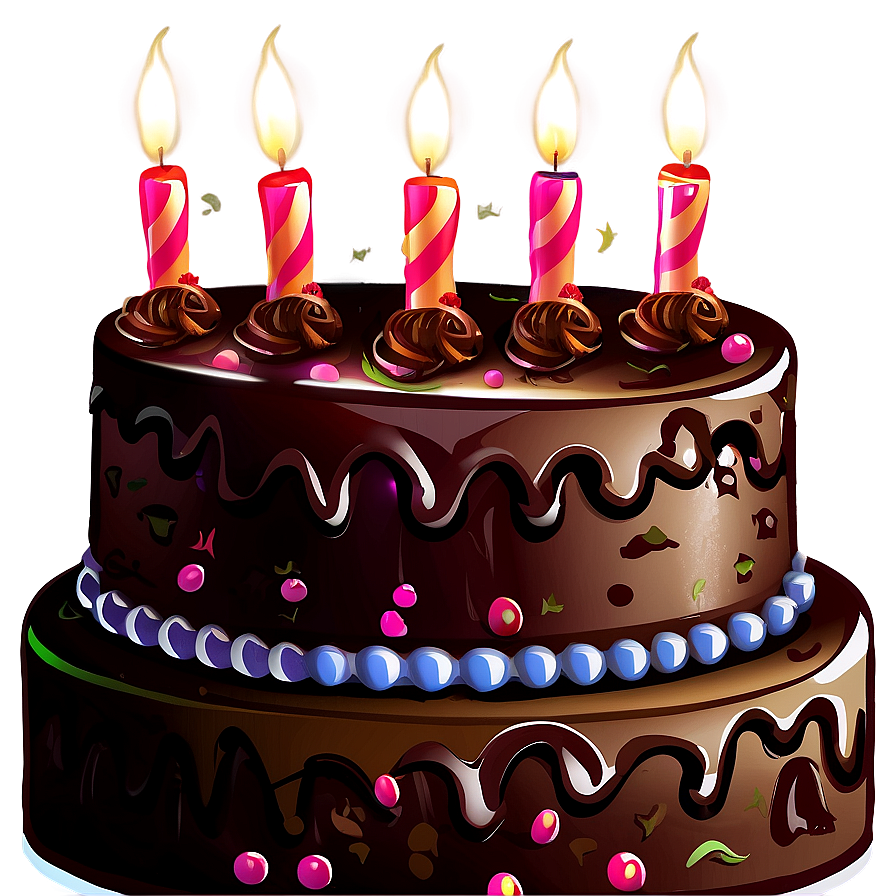 Birthday Cake C PNG Image