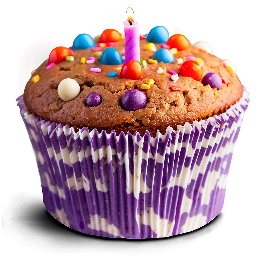 Birthday Cake Muffin Png 05212024 PNG Image