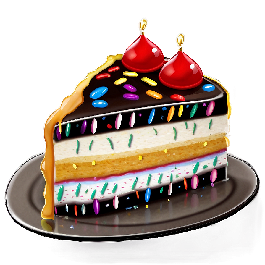 Birthday Cake Slice Png Acn89 PNG Image