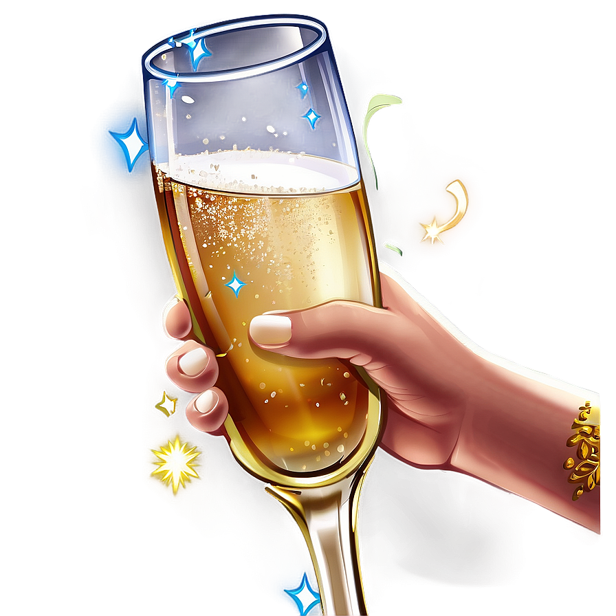 Birthday Champagne Png Hau34 PNG Image