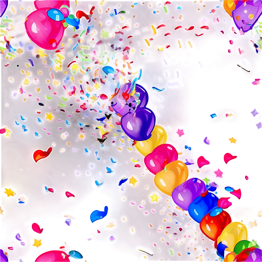 Birthday Confetti Png Teb93 PNG Image