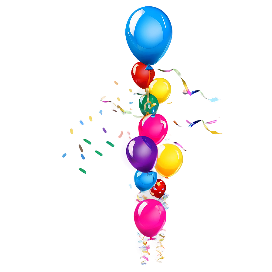 Birthday Confetti Png Xdq36 PNG Image