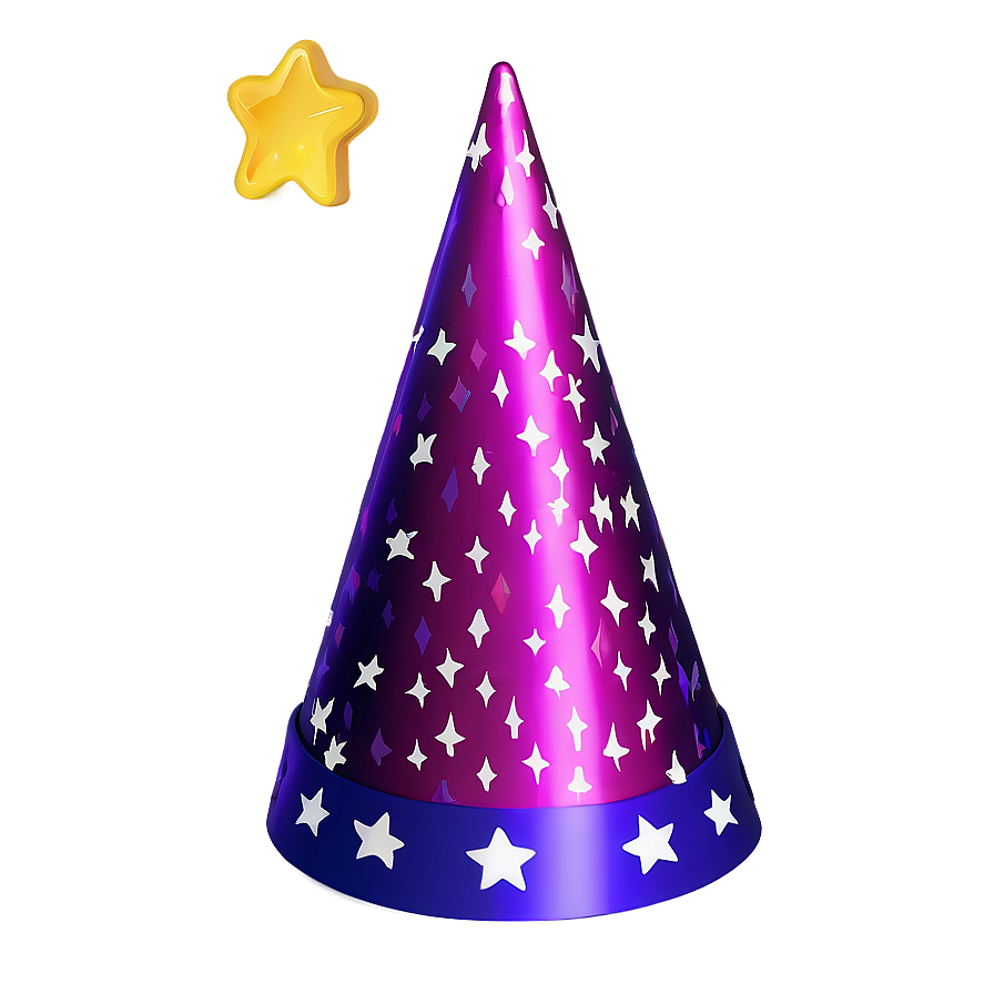 Birthday Hat With Stars Png Map59 PNG Image