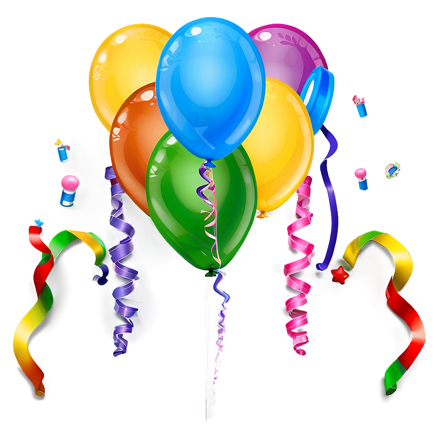 Birthday Helium Balloon Png Nfg PNG Image