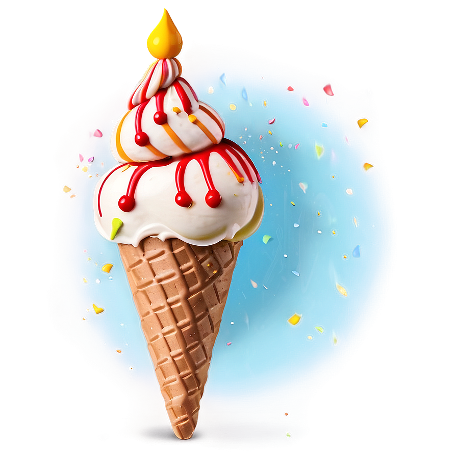 Birthday Ice Cream Png Egw71 PNG Image