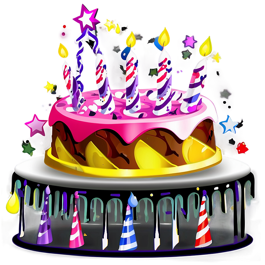 Birthday Party Cake Png 11 PNG Image